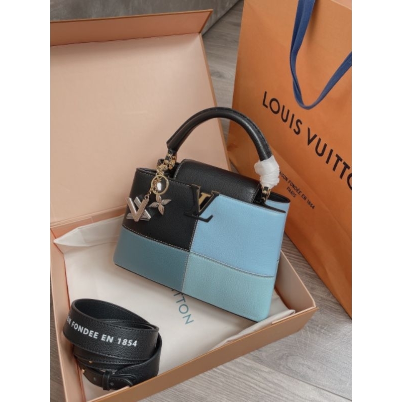 Túi xách nữ cao cấp LV CAPU hàng supervip sz27cm hàng nét chuẩn từng chi tiết da mềm fullbox