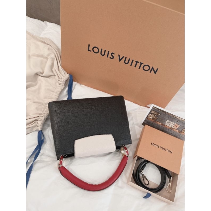 Túi xách nữ cao cấp LV CAPU hàng supervip sz27cm hàng nét chuẩn từng chi tiết da mềm fullbox