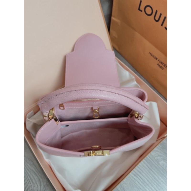 Túi xách nữ cao cấp LV CAPU hàng supervip sz27cm hàng nét chuẩn từng chi tiết da mềm fullbox
