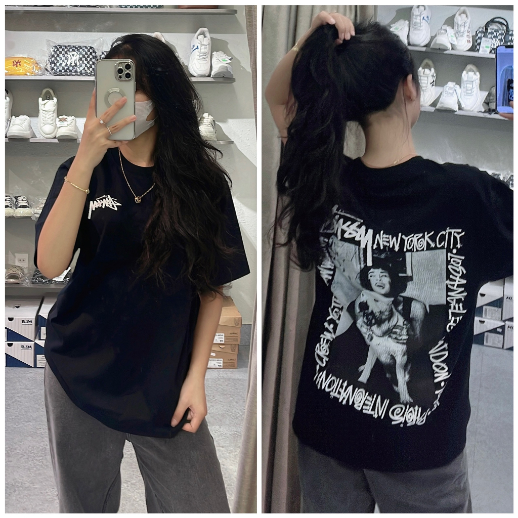 Áo thun unisex nam nữ Stussy How we are Cotton 100%, Form Oversize cao cấp VNXK ảnh thật full tag mạc chuẩn loại 1