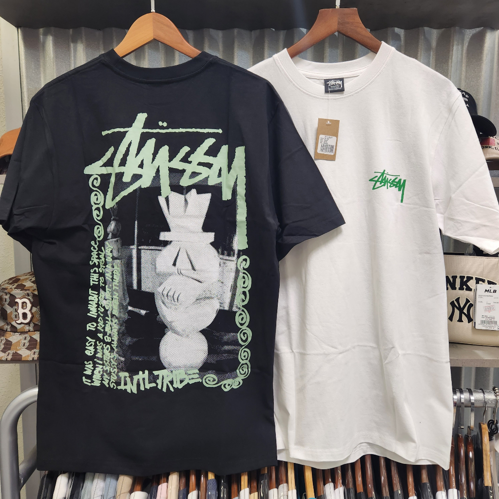 chính hãng STUSSY LANDIN TEE - Áo thun Stussy Unisex Nam Nữ chính hãng Authenitc