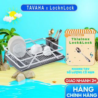 Kệ bát đĩa bằng nhôm Lock&Lock Aluminum Wave Dish Rack LDR205
