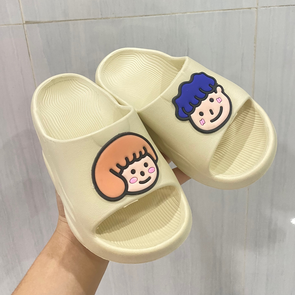 Dép bánh mì quai ngang dành cho bé Boy Girl trai gái xinh xắn nhiều màu