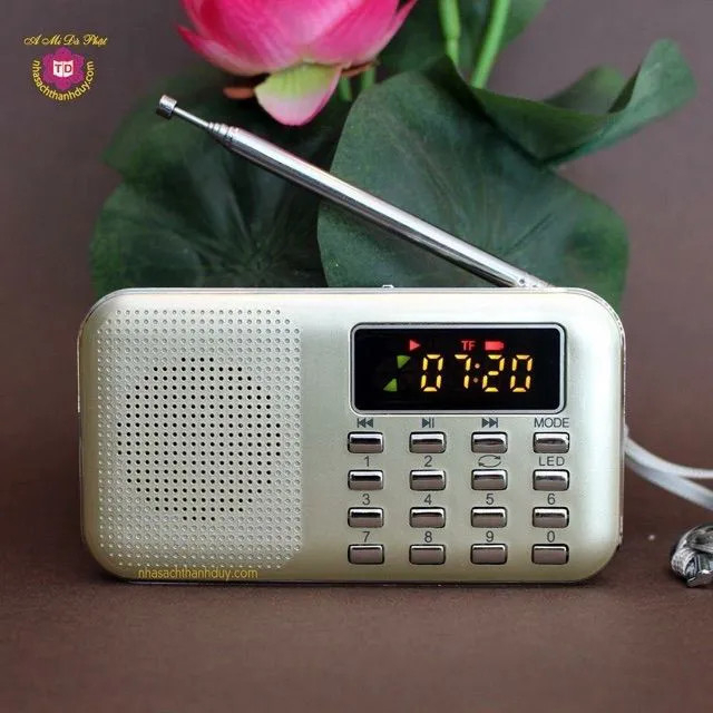 LOA PHÁP NGHE KINH L-218 CÓ GHI ÂM, NGHE NHẠC THẺ NHỚ, USB, FM [BH 6 THÁNG]