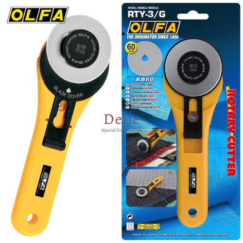 Dao cắt vải tròn xoay Nhật OLFA RTY-3/G 60mm