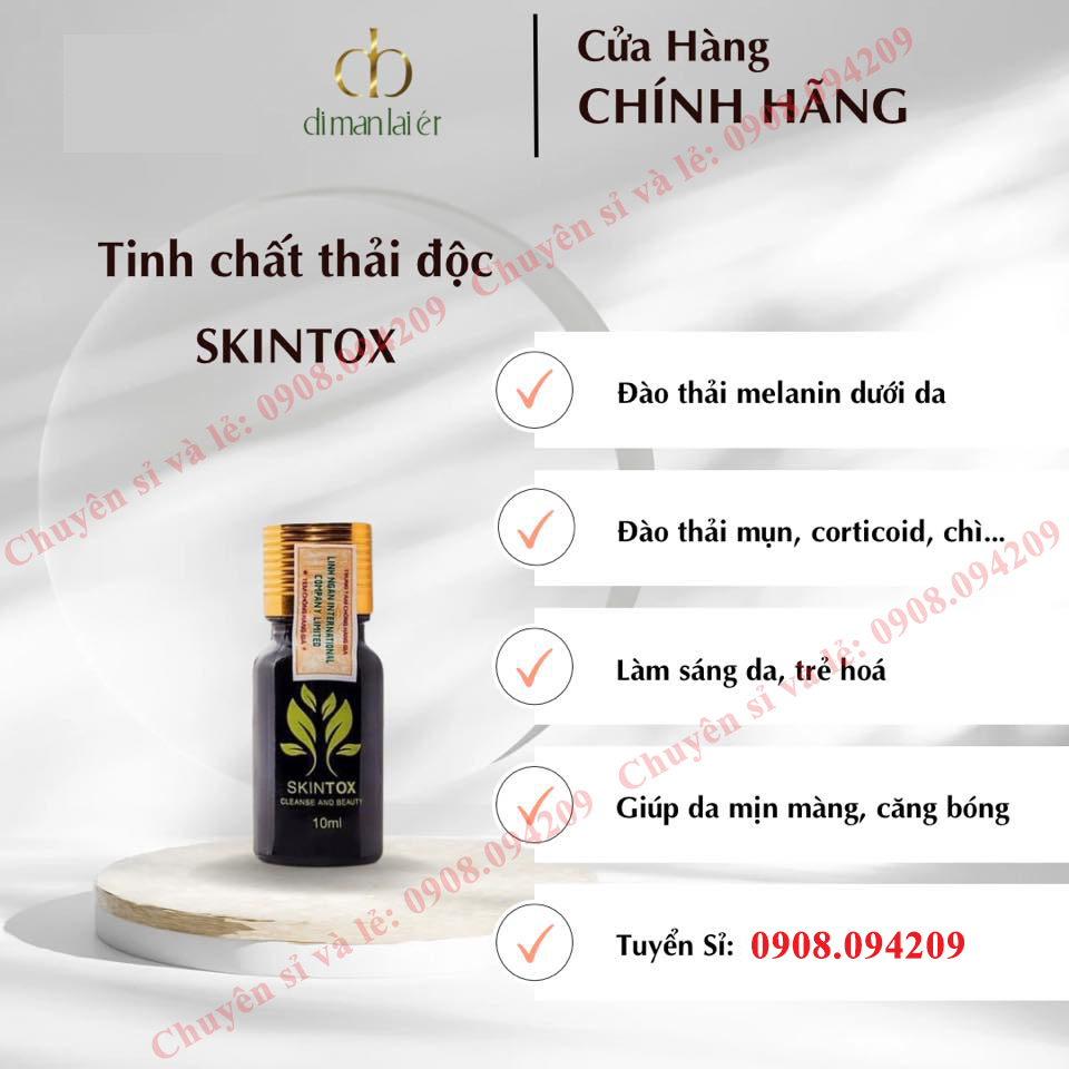 Tinh Chất Đào Thải Chân Nám và Trẻ Hoá Da SKINTOX- DIMANLAIER