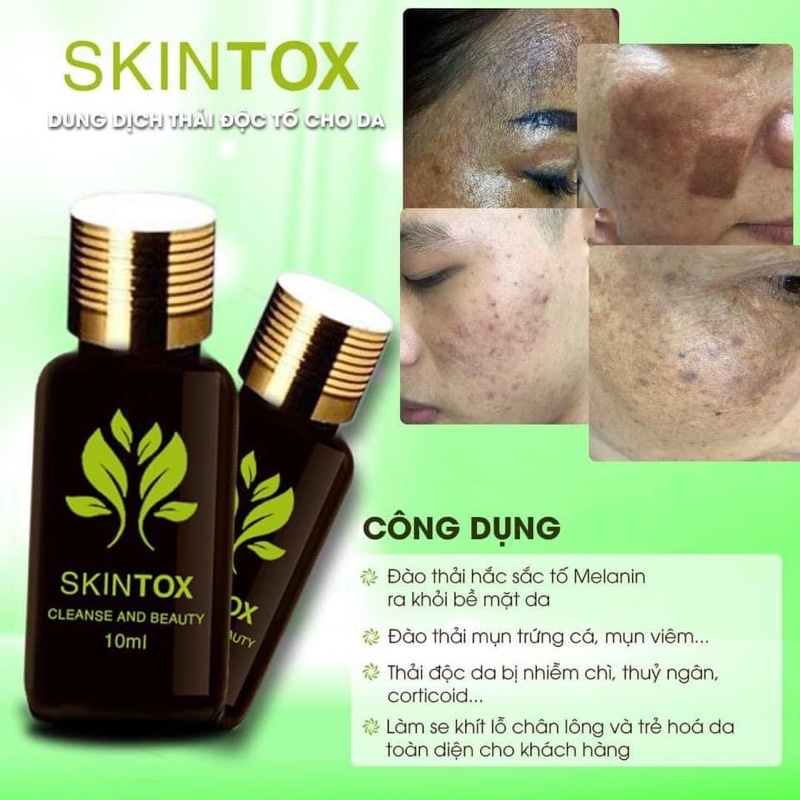 Tinh Chất Đào Thải Chân Nám và Trẻ Hoá Da SKINTOX- DIMANLAIER