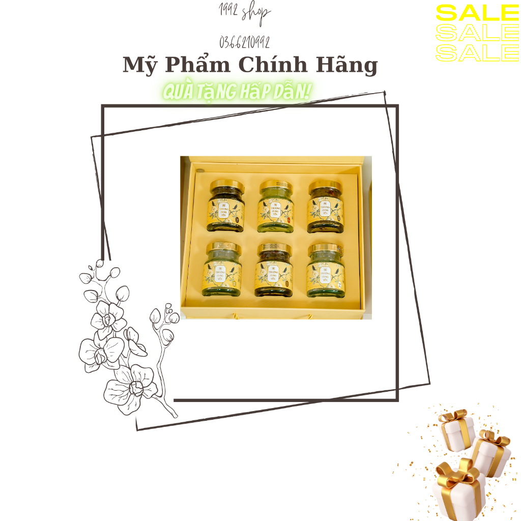 Yến cao cấp thượng cung yến 6 vị mix