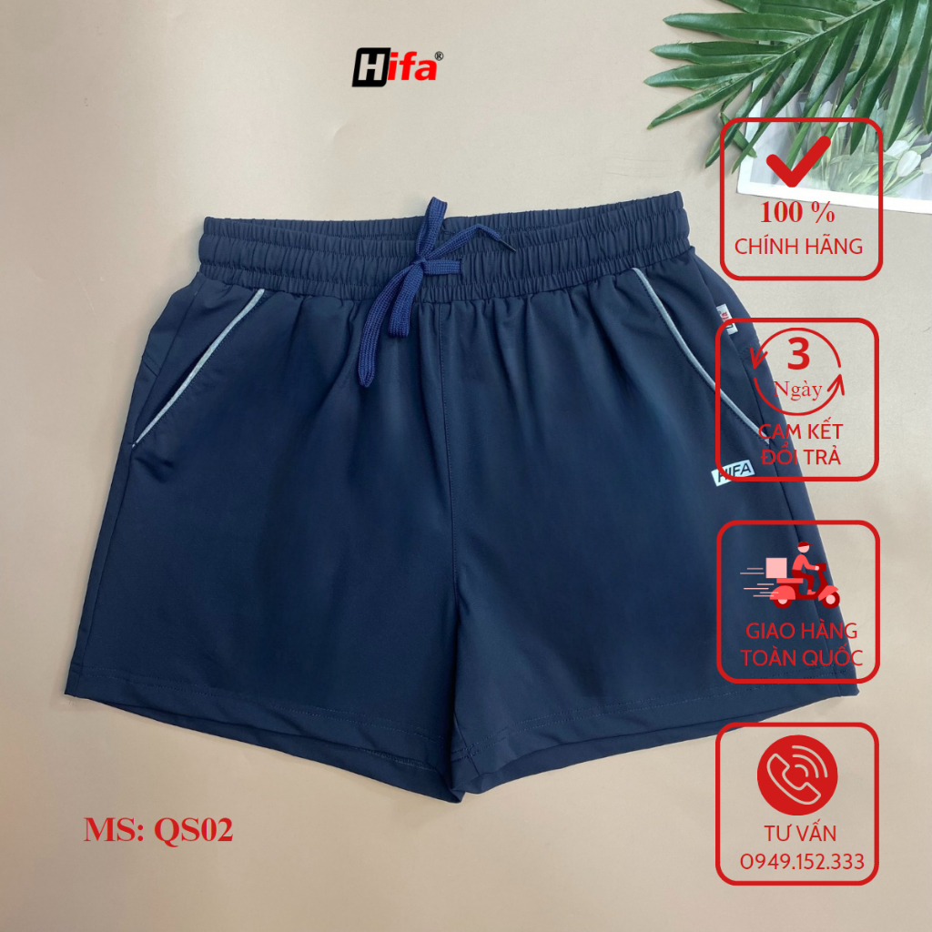 Quần Short Thể Thao Nữ, Quần Đùi Nữ Chất Thun Lạnh Cao Cấp HIFA Hoàng Hiền: QS02