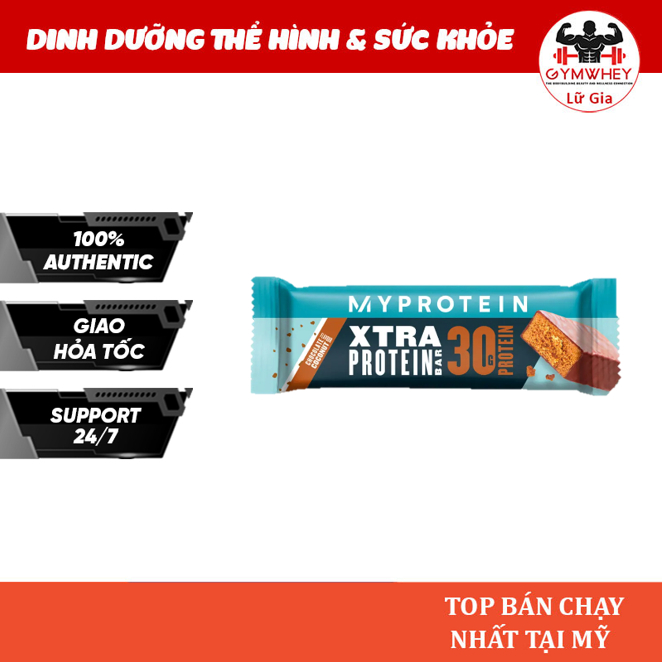 MYPROTEIN - BÁNH BAR XTRA 1 BAR LẺ | Bánh Bar Bổ Sung Protein