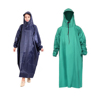 Áo Mưa Vải Dù Kín Người Siêu Bền 1 Người - Áo Mưa Bít Không Xẻ Tà chống thấm cực tốt