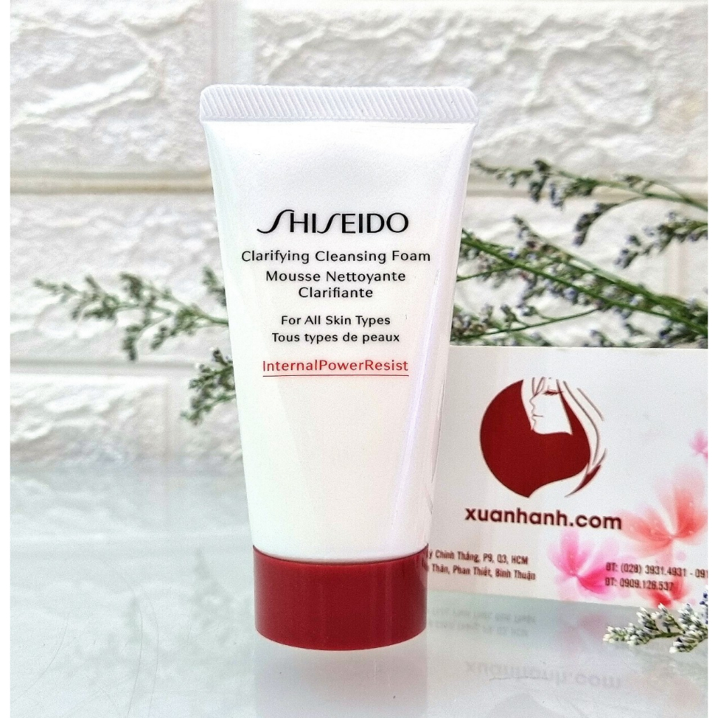 Sữa rửa mặt Shiseido Internal Power Resist sạch sâu và dịu nhẹ cho mọi loại da, 50ml