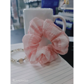 Dây buộc tóc VẢI , cột tóc scrunchies  dễ thương