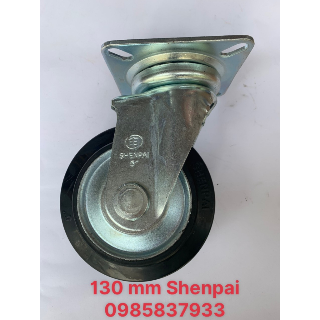 Bánh xe 130 mm xoay chất liệu cao su tại Máy cầm tay NTT di chuyển nhẹ nhàng êm ái dễ dàng thuận tiện
