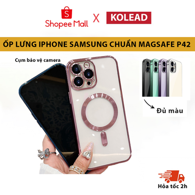 Ốp Điện Thoại P42 KOLEAD Silicon case ốp lưng Dẻo Tráng Gương Sang Trọng dành cho S23 + ultra 13 14 pro promax plus