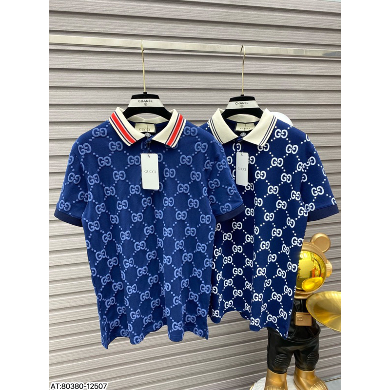 Áo polo nam GC cổ viền đỏ về 2 màu full size S-XL ( Bản chuẩn 1:1 Trung )