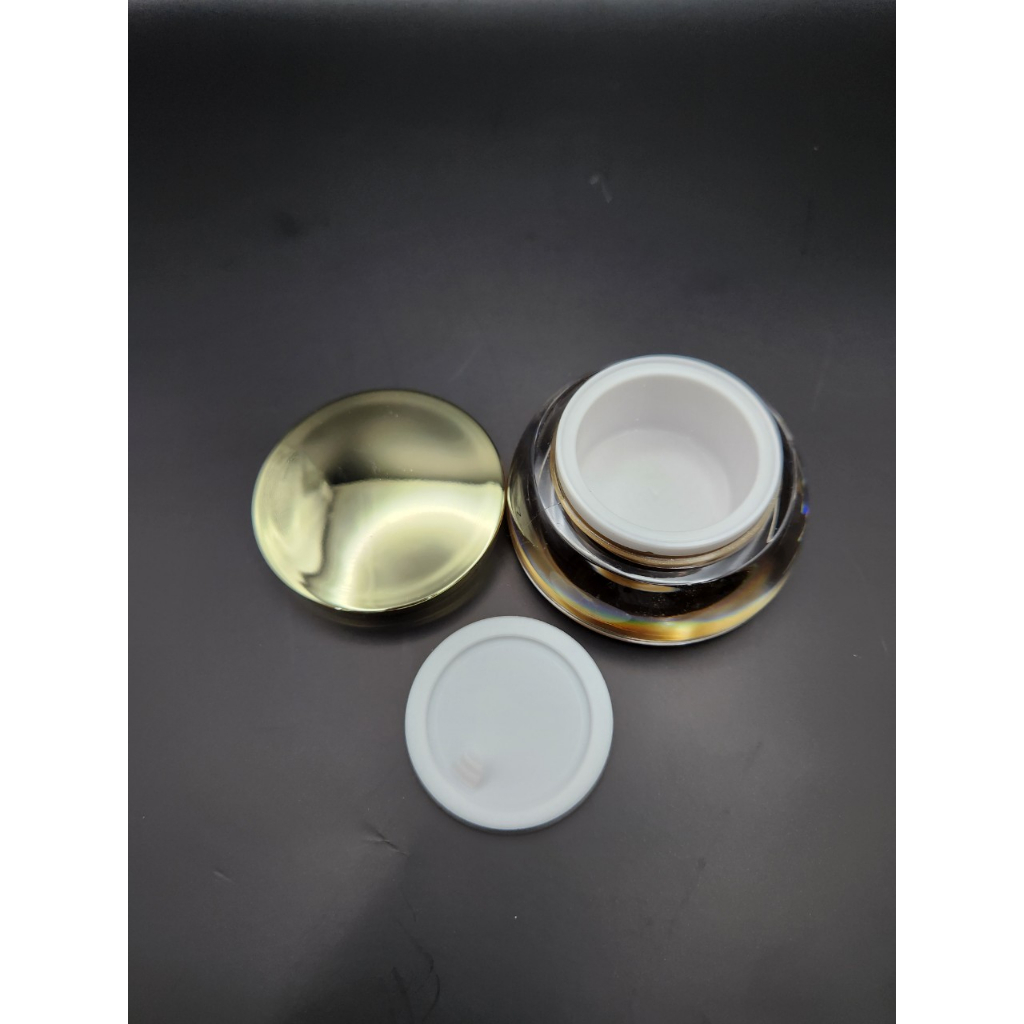 Hủ hộp đựng mỹ phẩm hình dĩa bay nhựa acrylic cao cấp 15gr