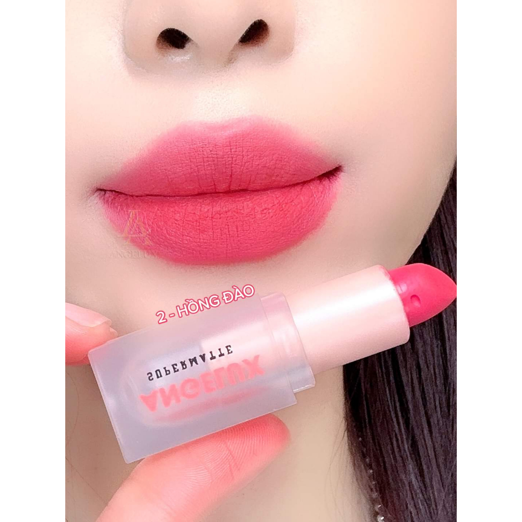 Son thỏi sáp ANGELUX 2023 NEW, chất nhung mịn lì hottrend