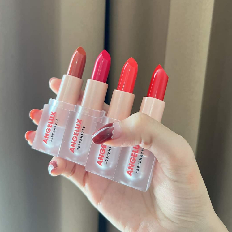 Son thỏi sáp ANGELUX 2023 NEW, chất nhung mịn lì hottrend