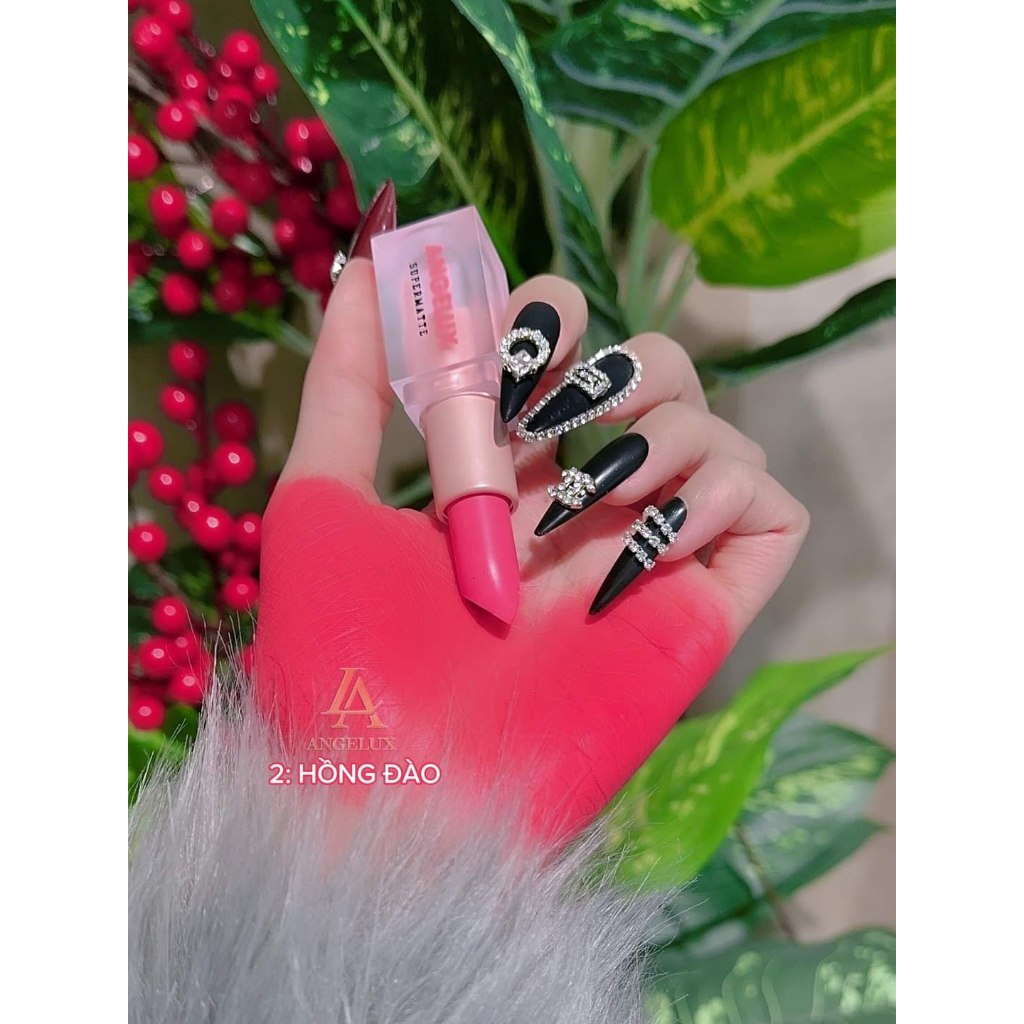 Son thỏi sáp ANGELUX 2023 NEW, chất nhung mịn lì hottrend