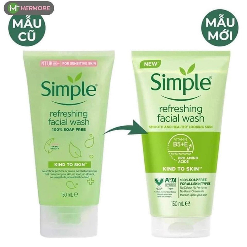sữa rửa mặt simple