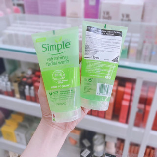 sữa rửa mặt simple
