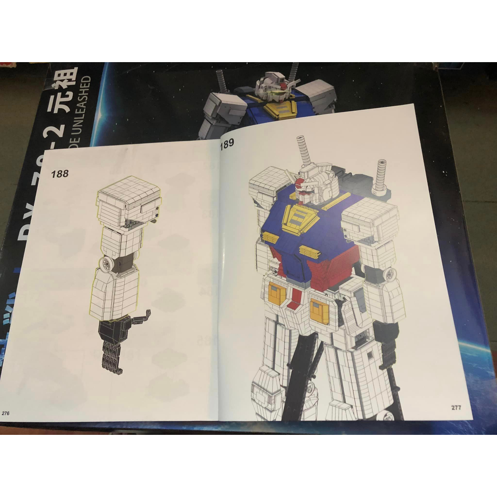 Xếp Hình Siêu Robot Gundam RX 78 - 2 Bản Cao 1m