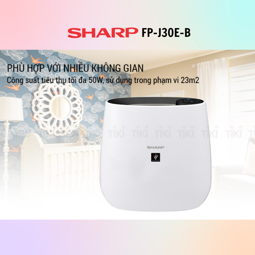 Máy Lọc Không Khí Sharp FP-J30E-B - Hàng chính hãng