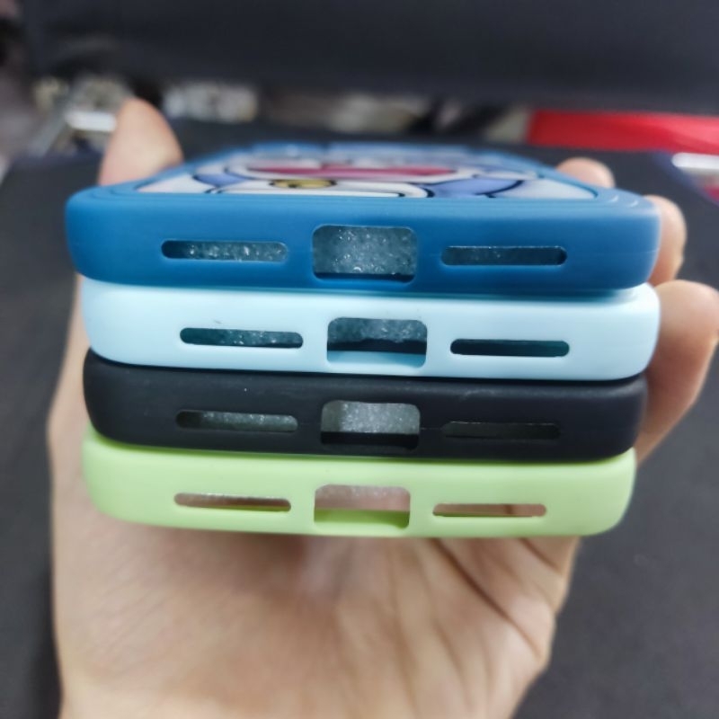 Ốp lưng Oppo A37 dẻo viền lượng sóng lưng in hình thú dễ thương có bảo vệ camera