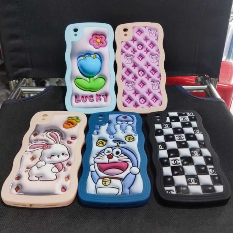 Ốp lưng Oppo A37 dẻo viền lượng sóng lưng in hình thú dễ thương có bảo vệ camera
