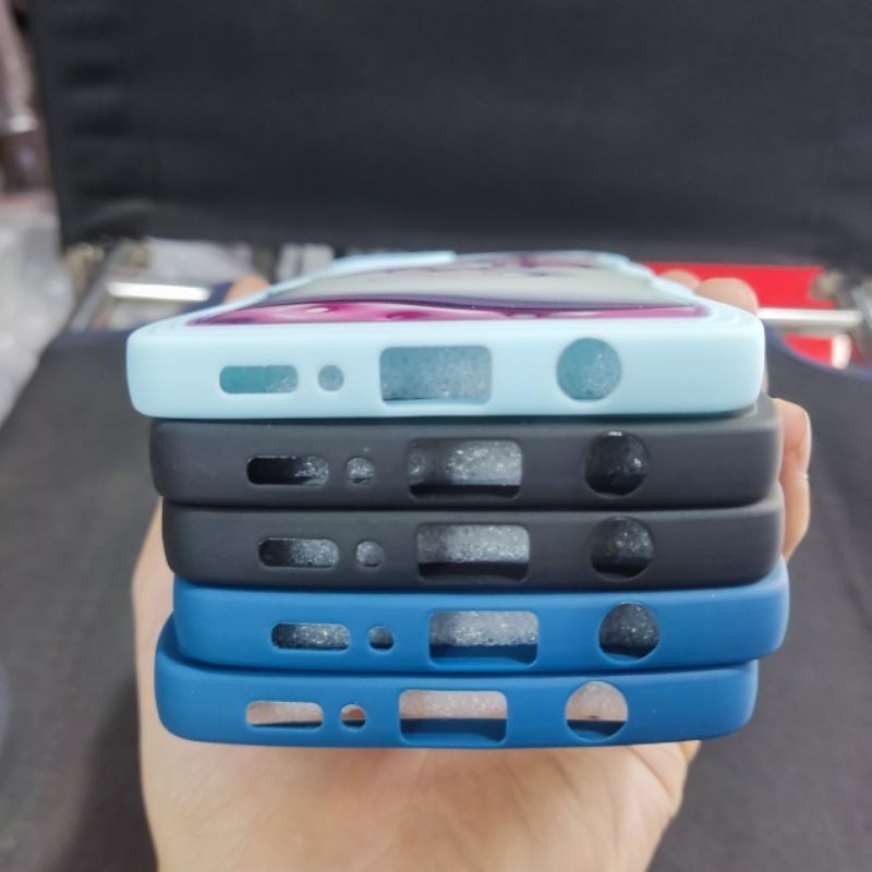 Ốp lưng Samsung A71 dẻo viền lượng sóng lưng in hình thú 3D có bảo vệ camera
