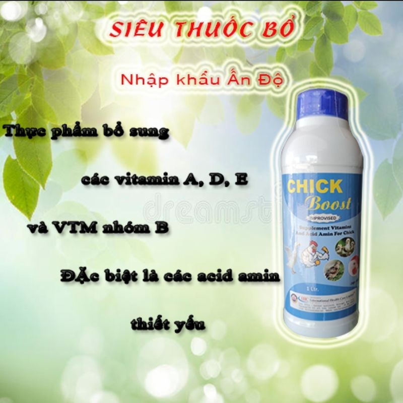 Chick Boost siêu bổ gia cầm 1lít nhập khẩu Ấn Độ