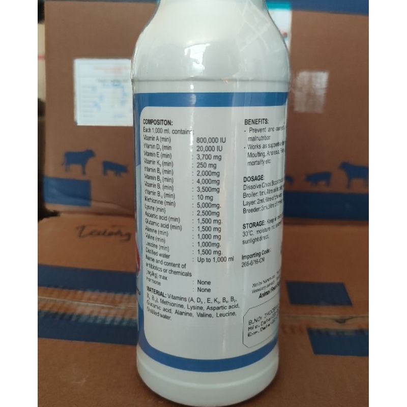 Chick Boost siêu bổ gia cầm 1lít nhập khẩu Ấn Độ