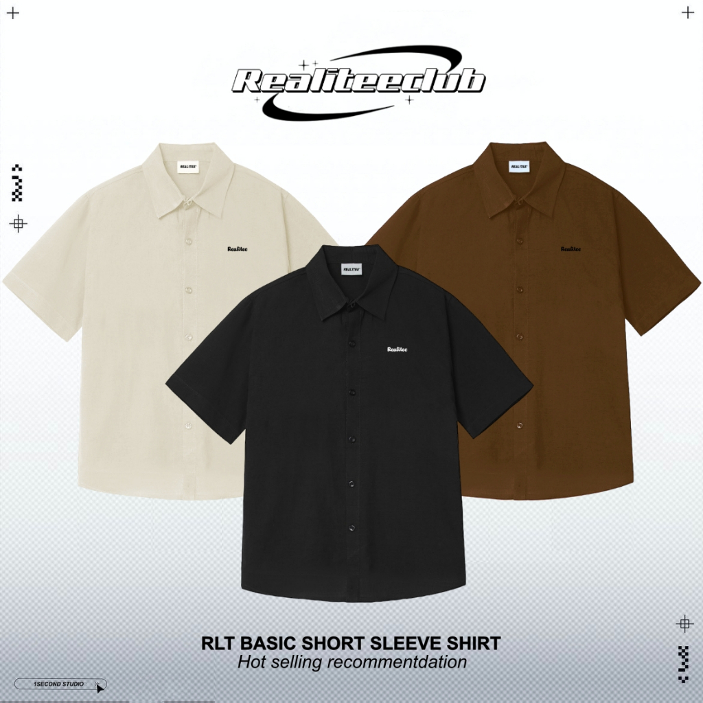 Áo Sơ Mi Ngắn Tay Dáng Rộng Basic/REALITEE BASIC T-SHIRT