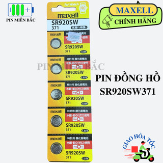 Pin đồng hồ sr920sw 371 maxell hàng chính hãng sr920 cho đồng hồ đeo tay loại 1