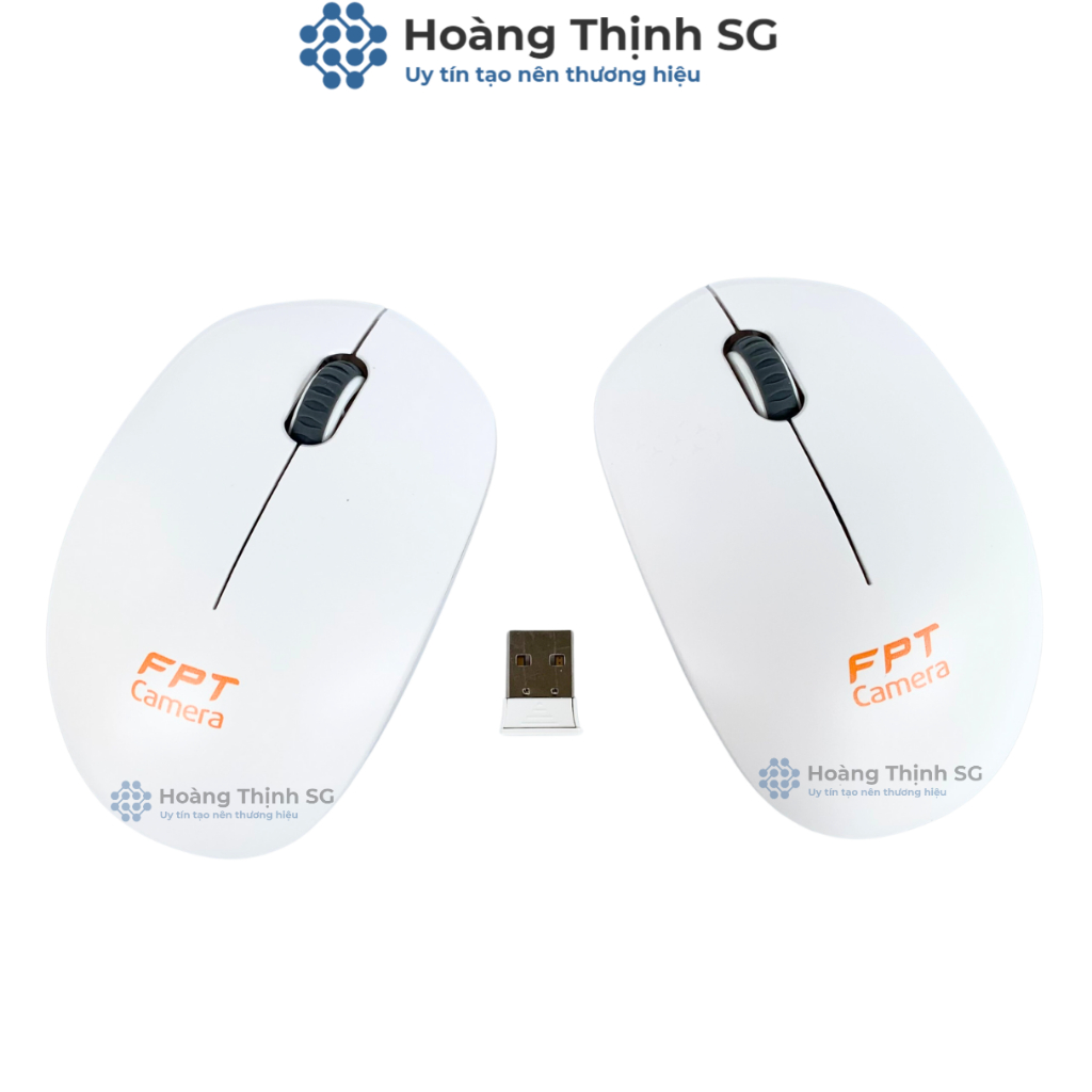 Chuột không dây FPT 2.4ghz, kết nối cổng usb dùng cho đầu thu camera, máy tính, laptop, Smart tivi - Chính hãng