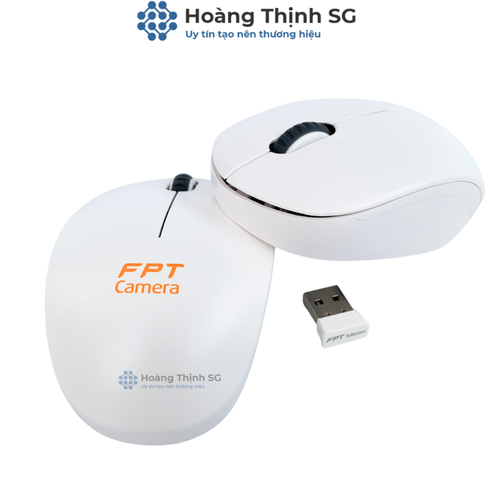 Chuột không dây FPT 2.4ghz, kết nối cổng usb dùng cho đầu thu camera, máy tính, laptop, Smart tivi - Chính hãng