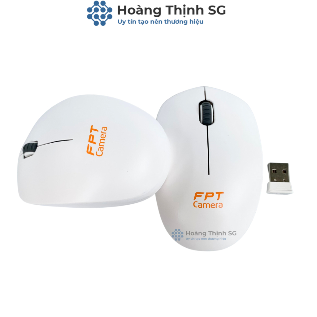 Chuột không dây FPT 2.4ghz, kết nối cổng usb dùng cho đầu thu camera, máy tính, laptop, Smart tivi - Chính hãng