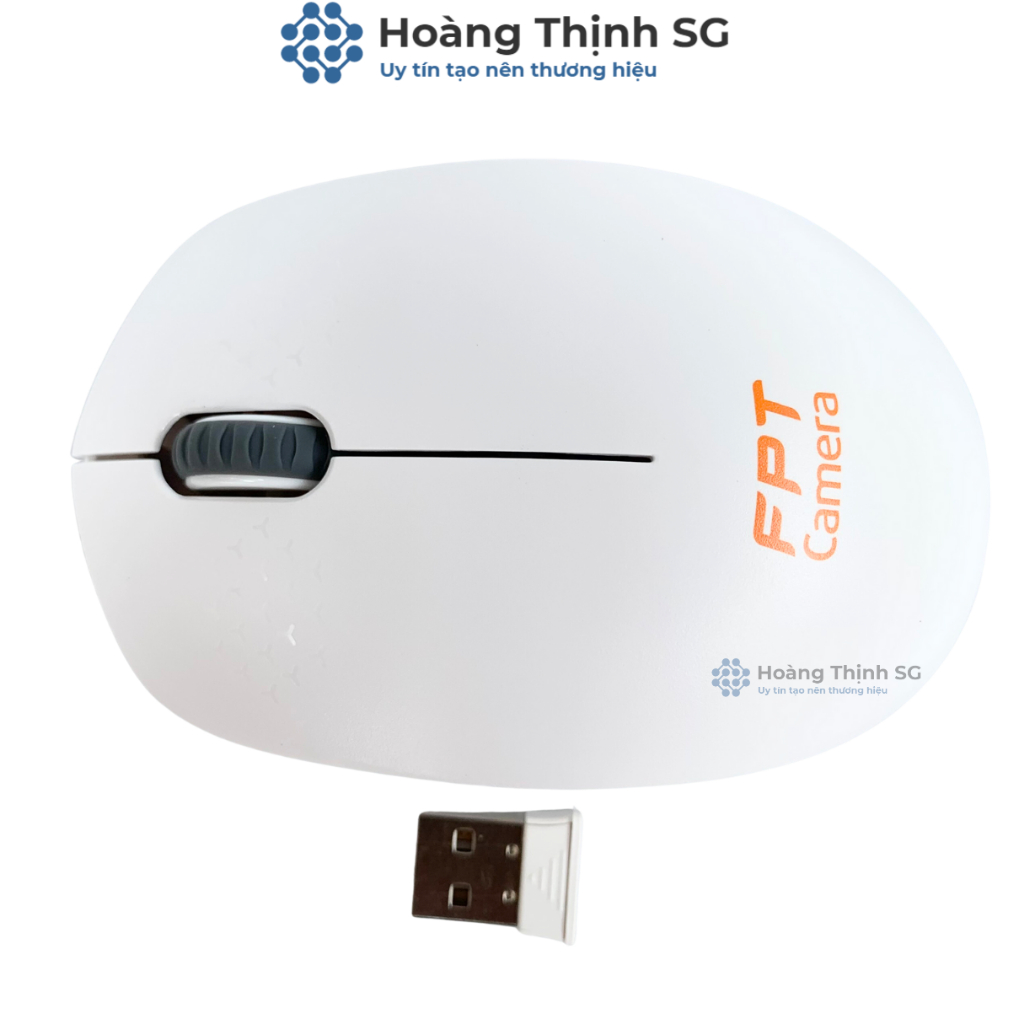 Chuột không dây FPT 2.4ghz, kết nối cổng usb dùng cho đầu thu camera, máy tính, laptop, Smart tivi - Chính hãng