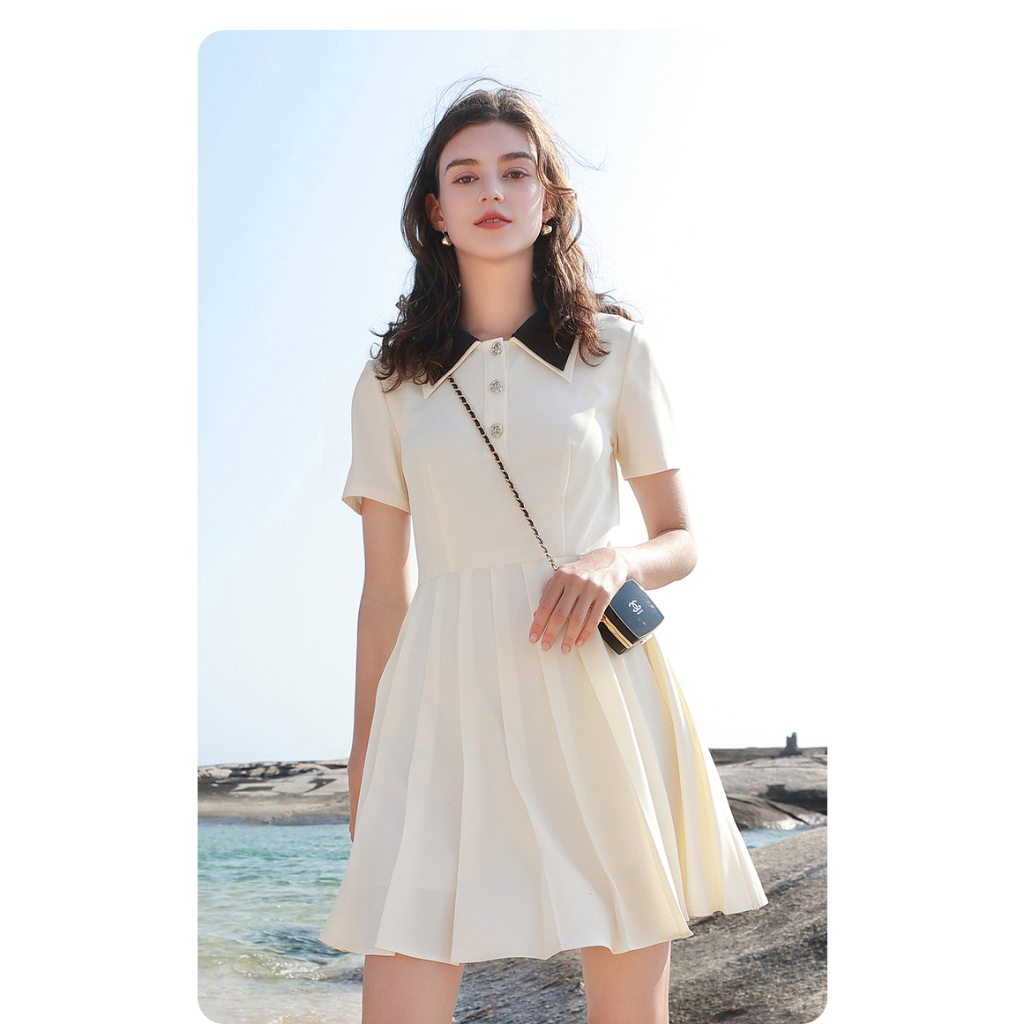Z431 Váy polo xếp ly xuất dư của X.YING