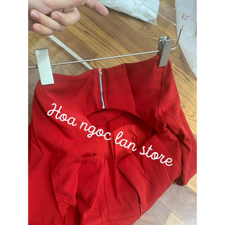 váy hở vai nhún eo CHOU CHOU ( rubi closet )