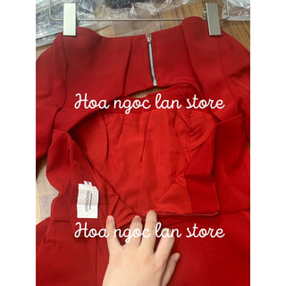 váy hở vai nhún eo CHOU CHOU ( rubi closet )
