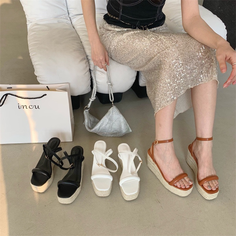 SANDAL QUAI NGANG ĐẾ CÓI 🐥🐣 HÀNG QC LOẠI 1