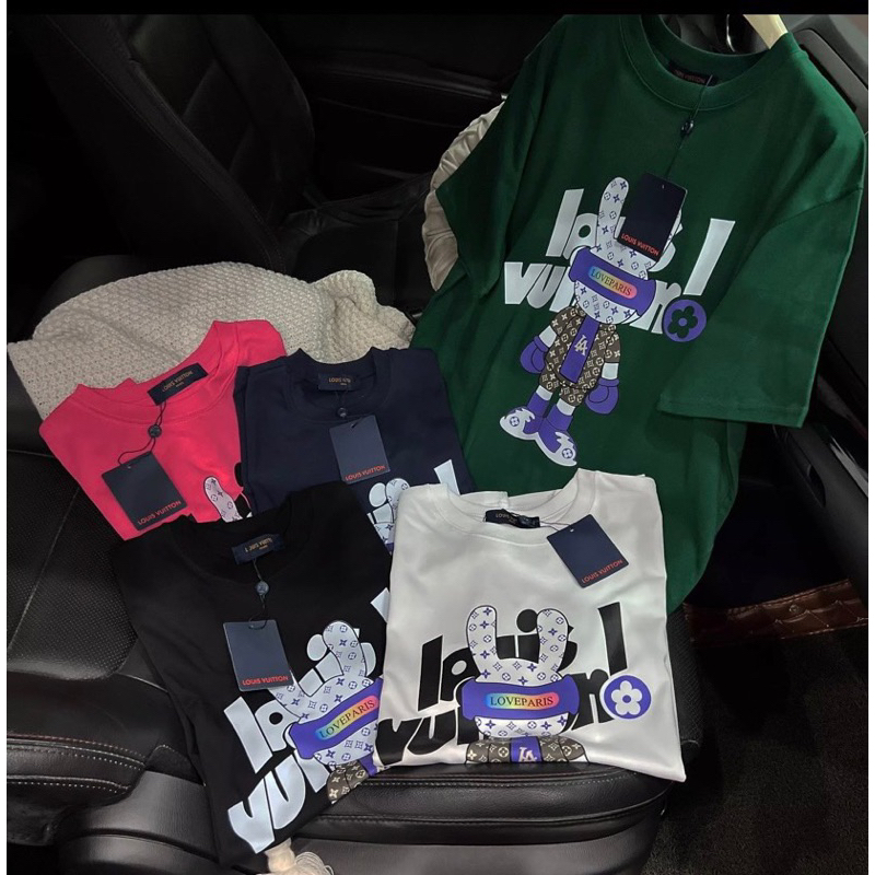 Áo phông gấu in 5d