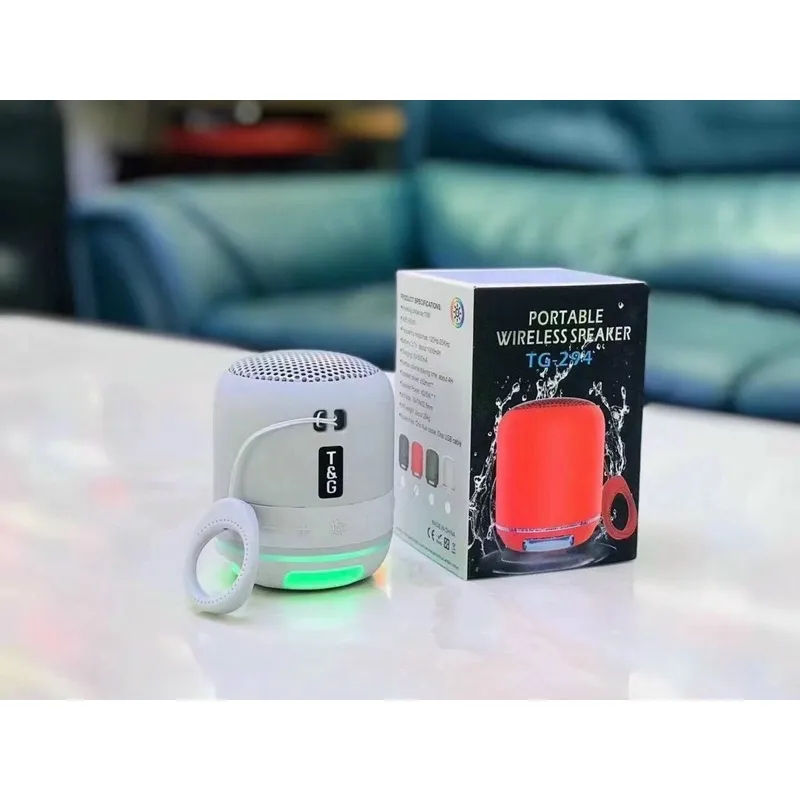 Loa Bluetooth Mini TG 294 - Loa Nghe Nhạc Mini Đèn LED RGB ,USB - Âm bass siêu chất - Bảo Hành 12 Tháng
