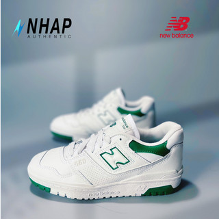 Giày new balance 550 white green bb550swb 2023 chính hãng