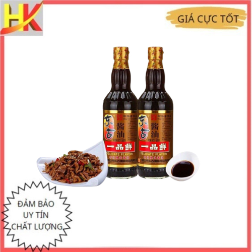 Xì Dầu Càng Cua Nhất Phẩm Tiên Chai 500ML/ Nước Tương Càng Cua Nội Địa Trung Chính Hãng Thơm Ngon Chuẩn Vị