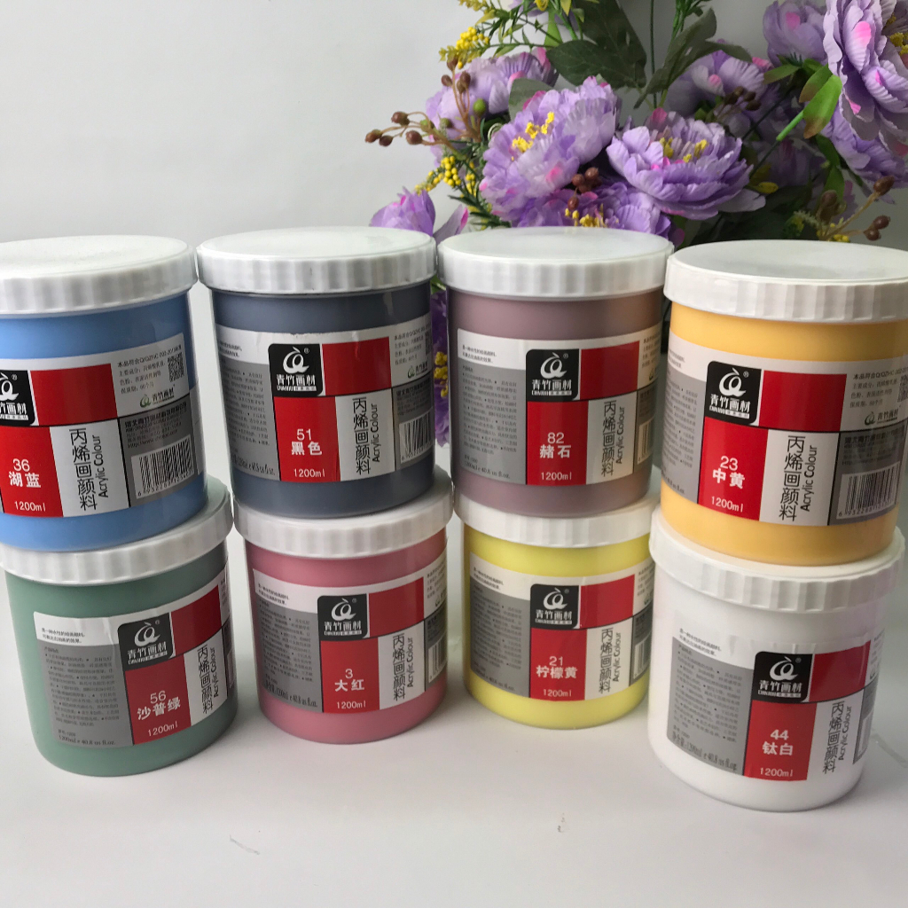 Màu Acrylic Chinjoo Hũ To 1200ml (Acrylic Colour)