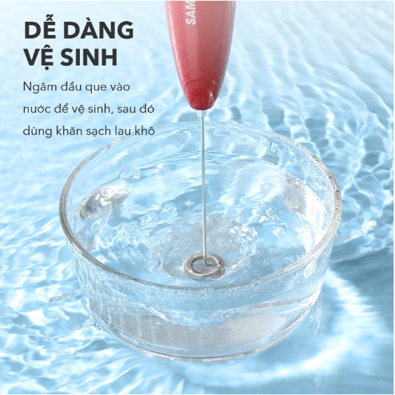 Máy tạo bọt sữa cho các tín đồ yêu thích cà phê cappuchino, latte - SAMONO SW-MFB11, MFR11, MFS11 - BH 12 tháng