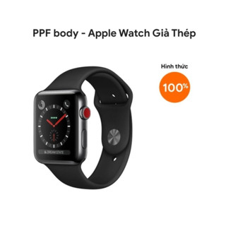 Miếng dán PPF giả thép Apple Watch